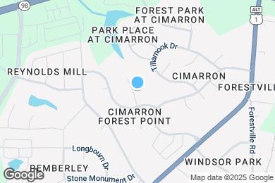 Map image of the property - 1329 Cedar Branch Ct