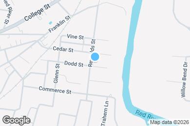 Map image of the property - 1305 Dodd St