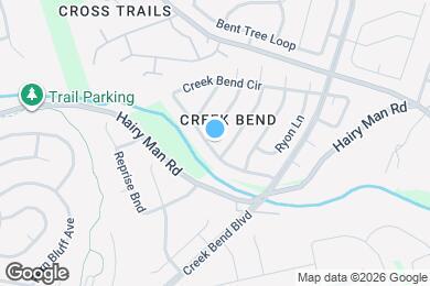 Map image of the property - 1701 Brokenshoe Dr