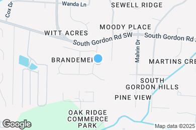 Map image of the property - 1729 Brandemere Dr SW