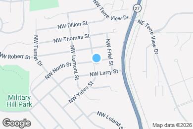 Map image of the property - 155 NW North St