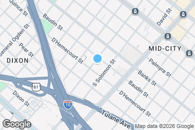 Map image of the property - 516-518 S Hennessey St