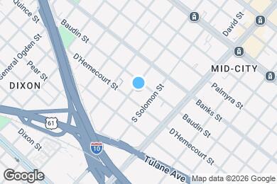 Map image of the property - 516 S Hennessey St