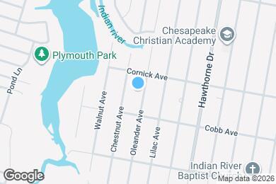 Map image of the property - 1419 Oleander Ave