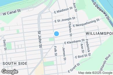 Map image of the property - 111 E Wilkes Barre St