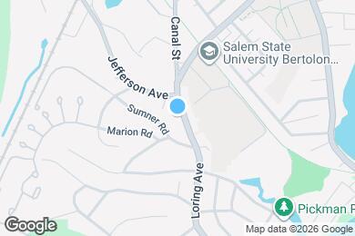 Map image of the property - 100 Loring Ave
