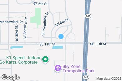 Map image of the property - 923 SE 10th Ln