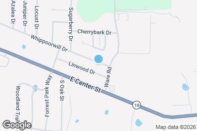 Map image of the property - 1911 Whippoorwill Dr