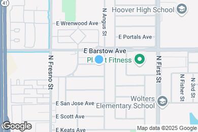 Map image of the property - 581 E San Madele Ave