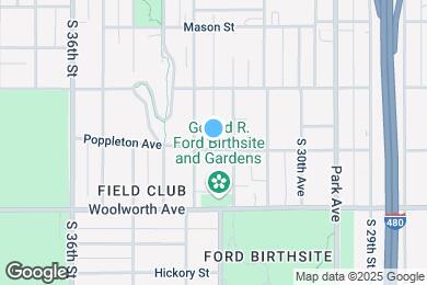 Map image of the property - 3212 Poppleton Ave