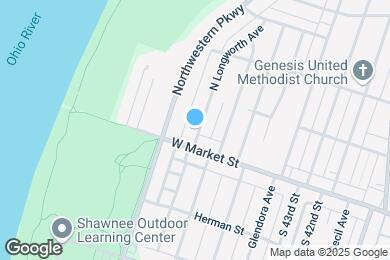 Map image of the property - 122 S Longworth Ave
