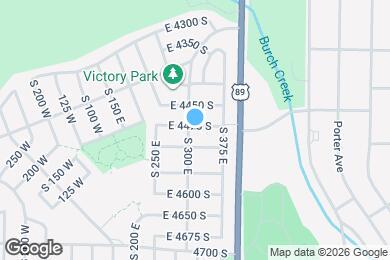 Map image of the property - 309 E 4475 S