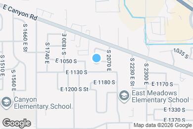 Map image of the property - 2004 E 1050 S