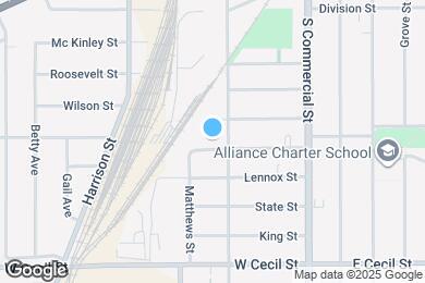 Map image of the property - 205 Meade St