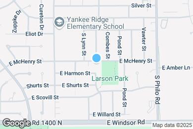 Map image of the property - 1003 E McHenry St