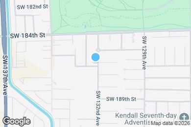 Map image of the property - 18686 SW 132nd Ave