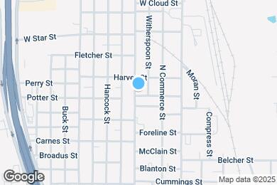 Map image of the property - 315 Andrews St