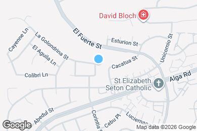Map image of the property - 6428 Chiriqui Ln