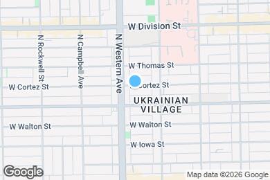Map image of the property - 2341 W Cortez St