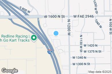 Map image of the property - 1291 W 1480 N