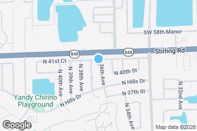 Map image of the property - 4100 N 36th Ave