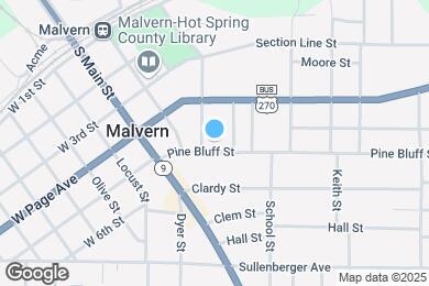 Map image of the property - 218 Pine Bluff St