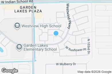 Map image of the property - 10571 W Crimson Ln