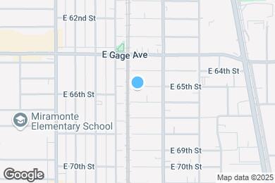 Map image of the property - 1714 E 65th St