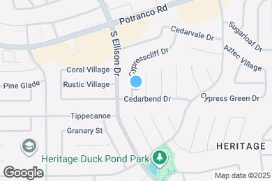 Map image of the property - 734 Cypresscliff Dr