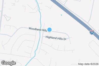 Map image of the property - 610 Woodland Hills Dr