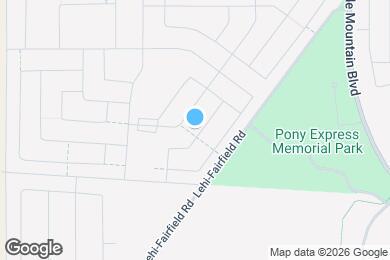 Map image of the property - 4595 N Kings Peak Way