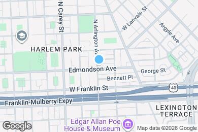 Map image of the property - 1042 Edmondson Ave