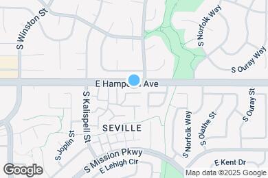 Map image of the property - 16045 E Ithaca Pl