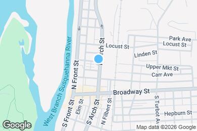 Map image of the property - 136-138 N Arch St
