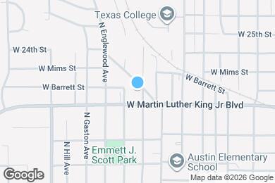 Map image of the property - 2026 N Ross Ave