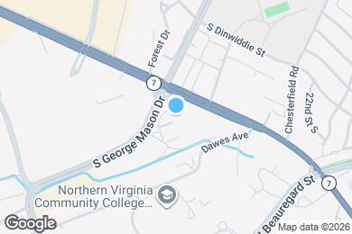 Map image of the property - 3701 S George Mason Dr