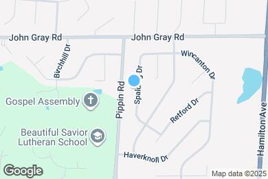 Map image of the property - 12085 Spalding Dr