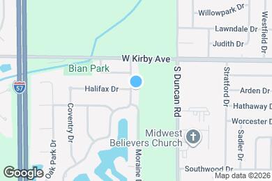 Map image of the property - 1702 Maynard Dr