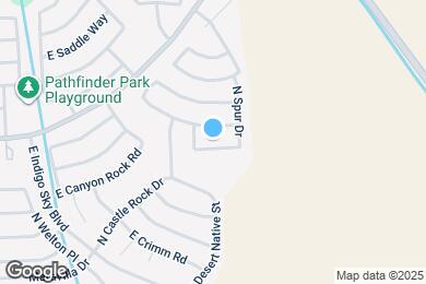 Map image of the property - 1206 E Daisy Way