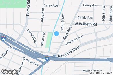 Map image of the property - 1400 Kentucky Ave