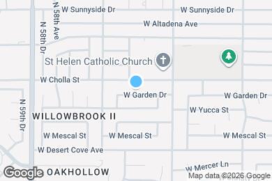 Map image of the property - 5604 W Garden Dr