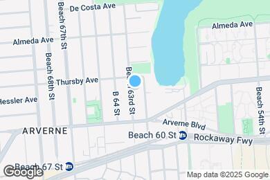Map image of the property - 450 Beach 63rd St