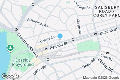 Map image of the property - 1878 Beacon St