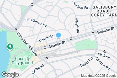 Map image of the property - 1880 Beacon St