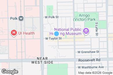 Map image of the property - 1502 W Taylor St