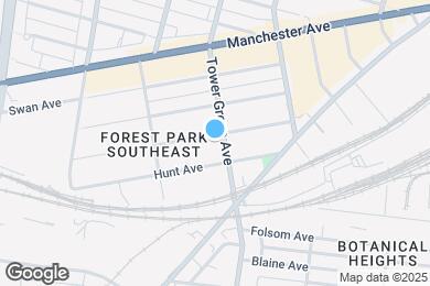 Map image of the property - The Square on Tower Grove