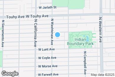 Map image of the property - 2640 W Greenleaf Ave
