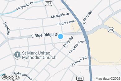 Map image of the property - 311 Paris Mountain Ave