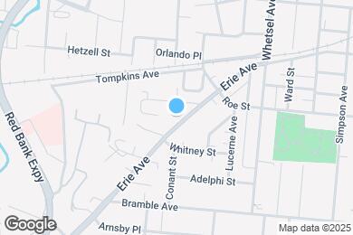 Map image of the property - Erie Townhomes