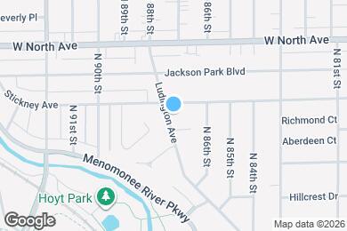 Map image of the property - 2148 Ludington Ave